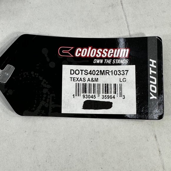 Colosseum Youth Size Large 16-18 Tee Shirt Short Sleeve Texas A And M Red New - Picture 5 of 12